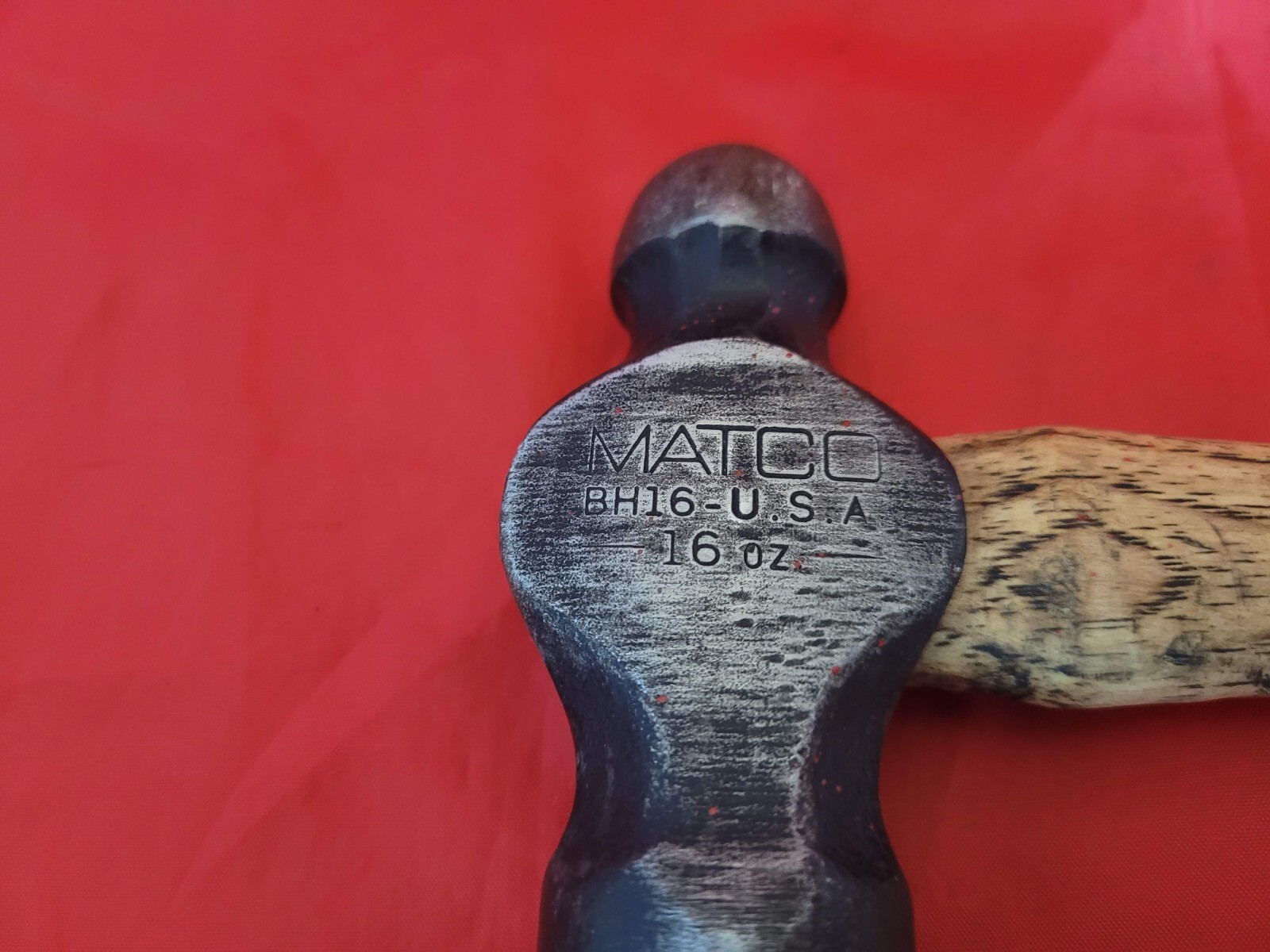 MATCO BH16 16oz Ball Peen Hammer Wood Handle USA TB