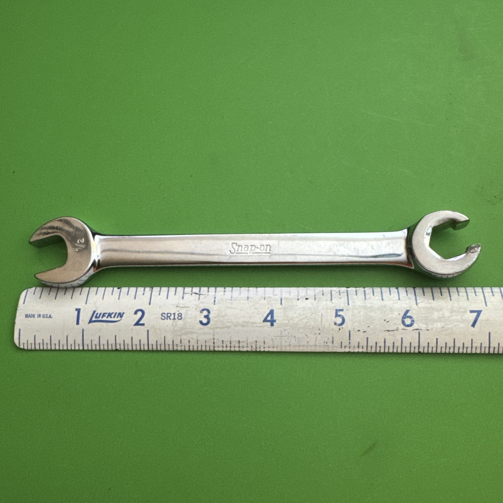 Snap-On Professional Tools USA SAE Sz 1/2″ Open-End Flare Nut Combo Wrench RXS16