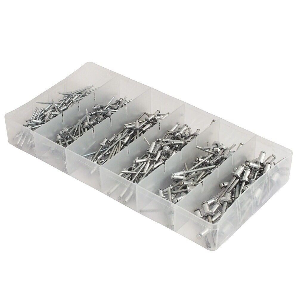 Lazy Tong Hand Riveter Pop Rivet Gun 3.2 – 6.4mm + 320 Rivets Silverline 868778