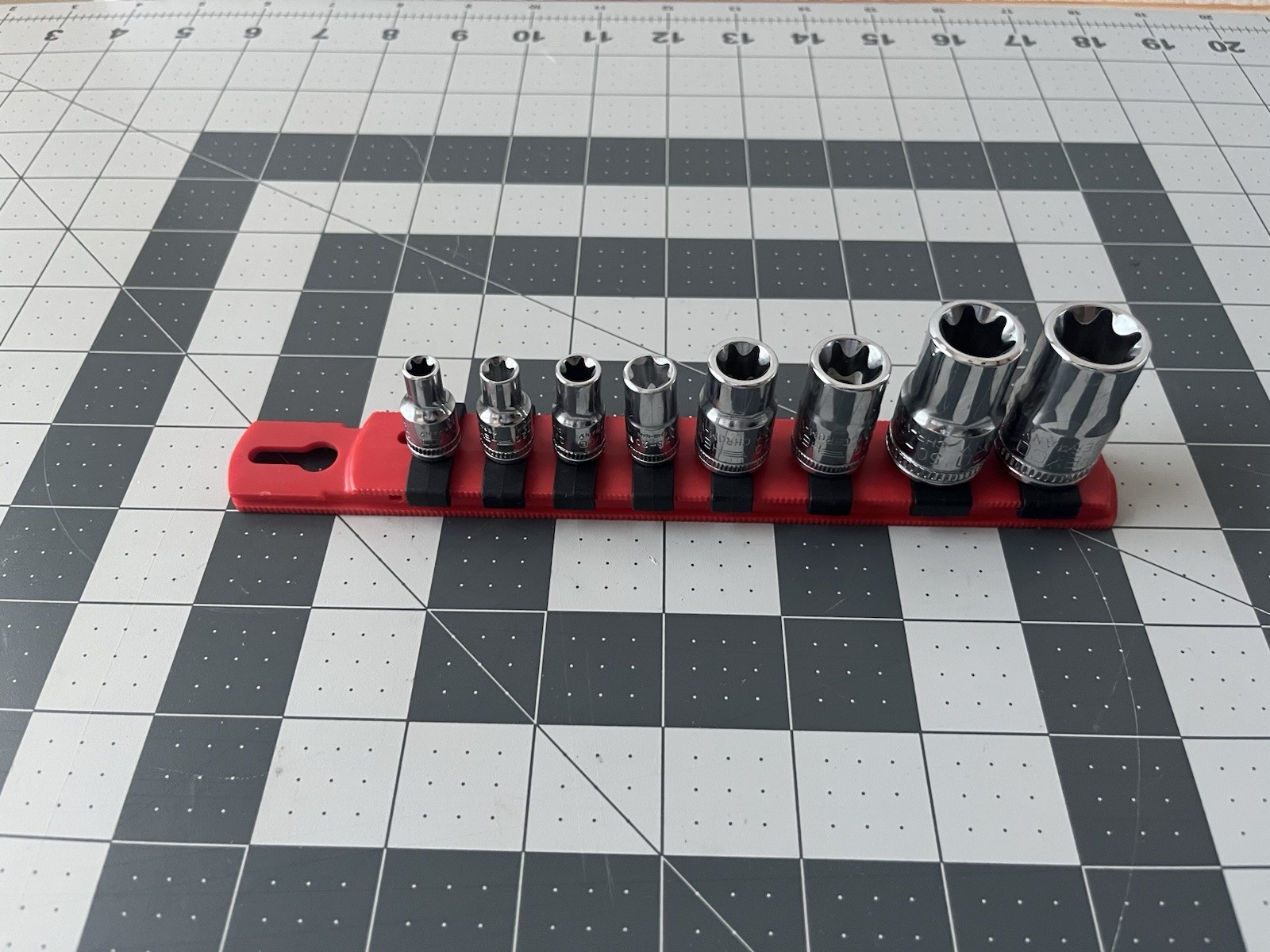 Heyco 8pc External Torx Socket Set, E6, E7, E8, E10, E12, E14, E16, E18 New
