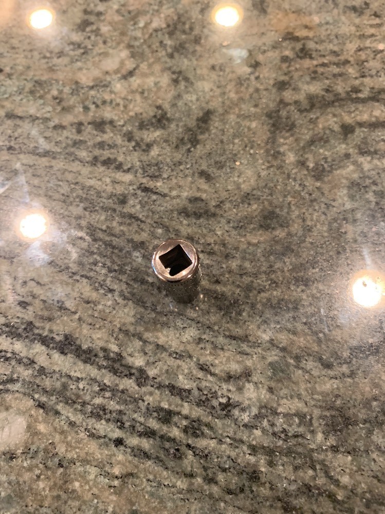 Snap On tmm6 6mm 1/4″ drive shallow 6 point metric chrome socket