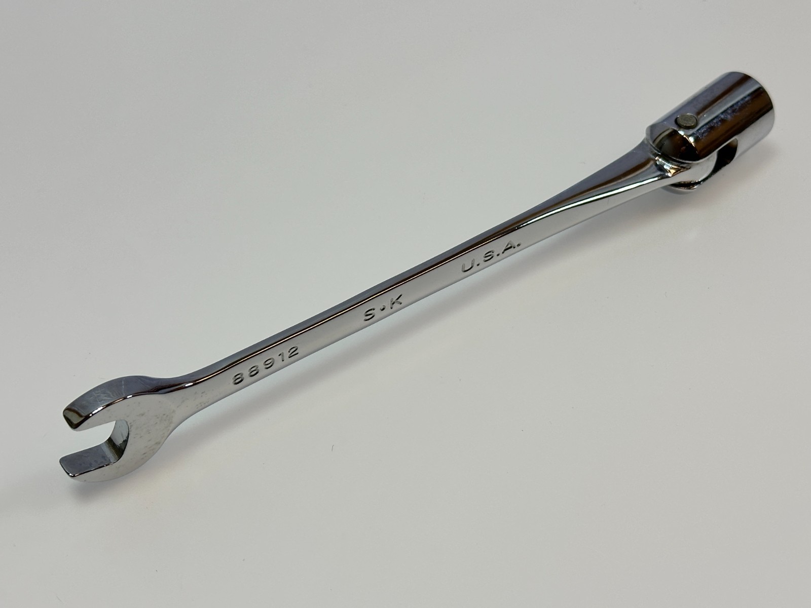 NEW SK Tools USA 88912 Metric 12mm Flex Head Combination Wrench, 12 Point (NOS)