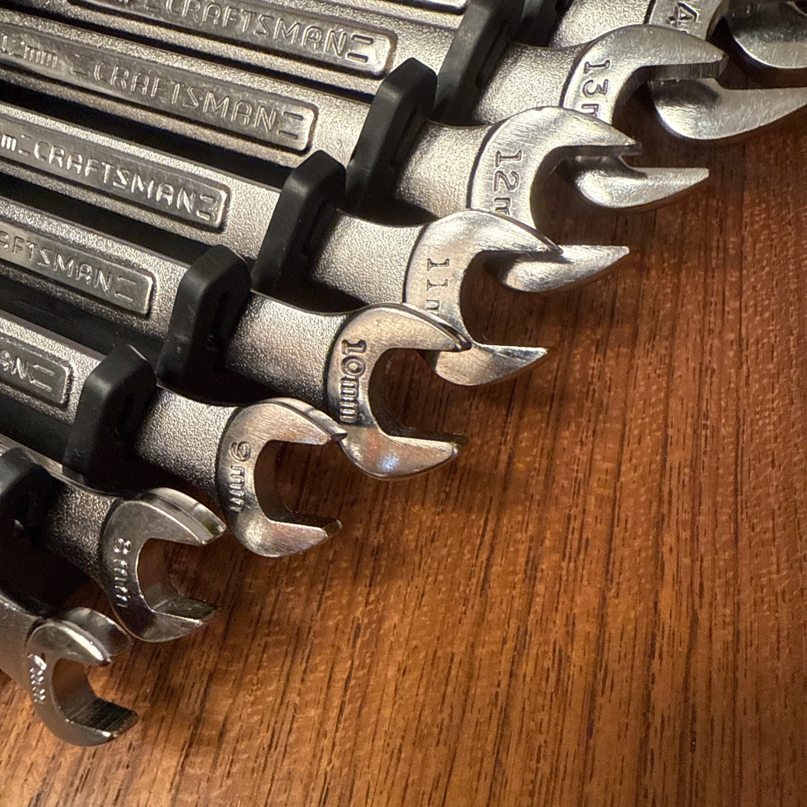 VTG Craftsman USA Metric Wrench Set 7mm-19mm V-Inverted -V VA 12pc