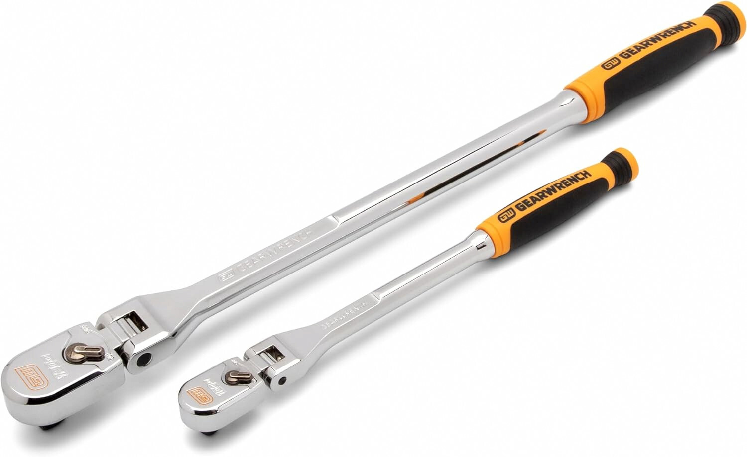 GEARWRENCH 81204XP – 2 Piece 1/4″ & 3/8″ Drive 120XP Flex Head Teardrop Ratchet