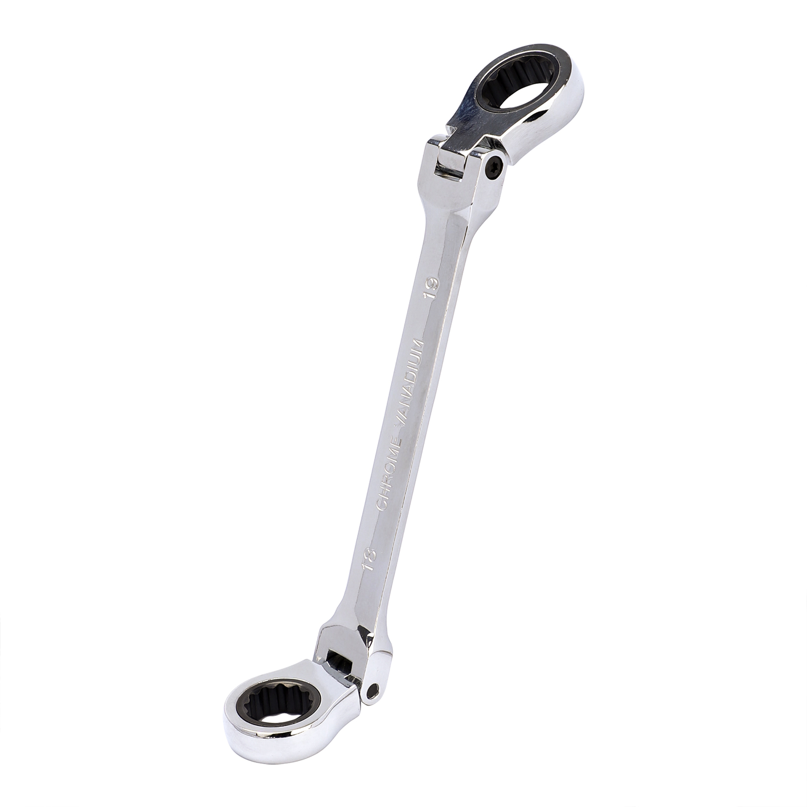 6pack Double Box End Ratcheting Wrench Flex-Head Extra Long Spanner Set Metric