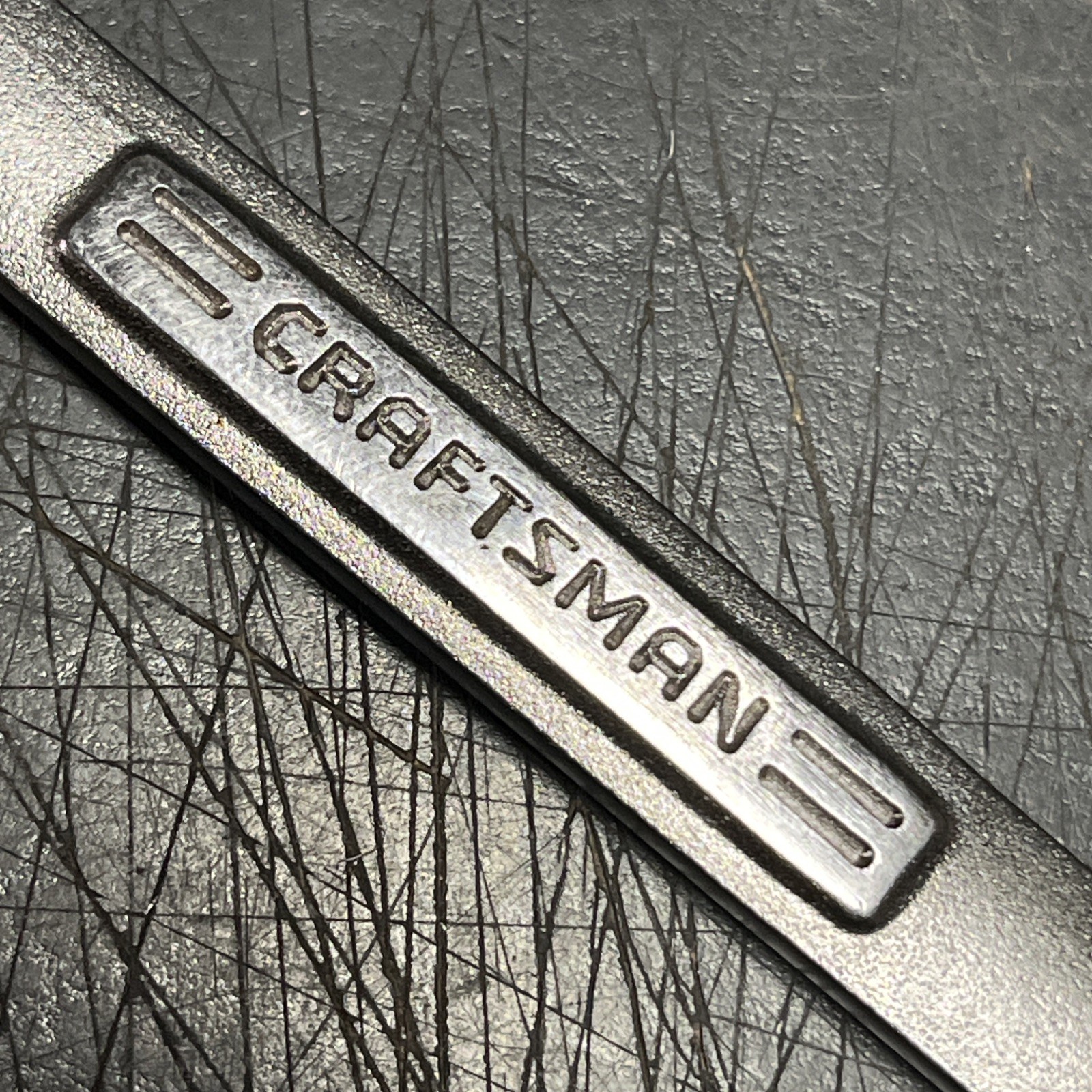 Vintage Craftsman USA 9/16″ & 1/2″ Double Open End Wrench 44579 USA Made Excell