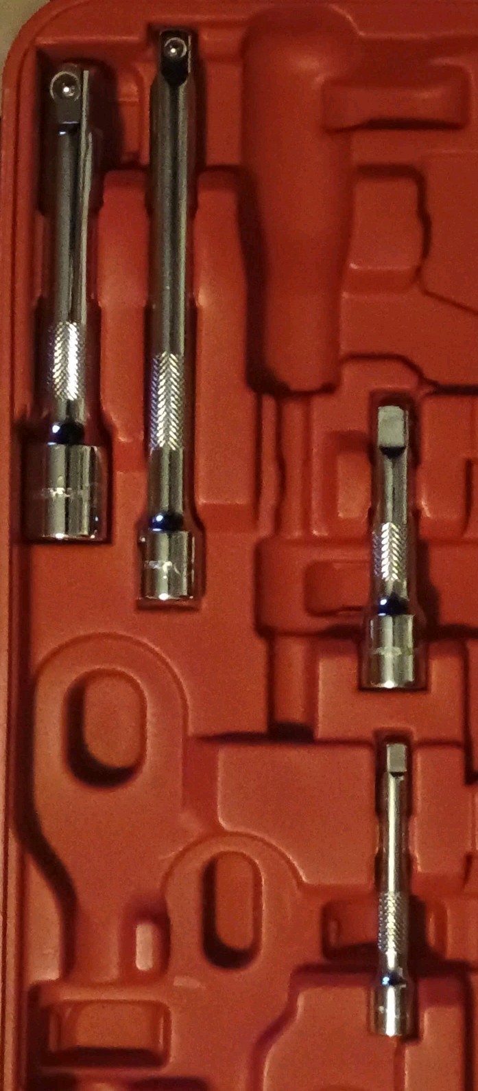 GREAT NECK 4 Piece Extension Set (1) 1/4″ (2) 3/8″ and (1) 1/2″ Inch Extension