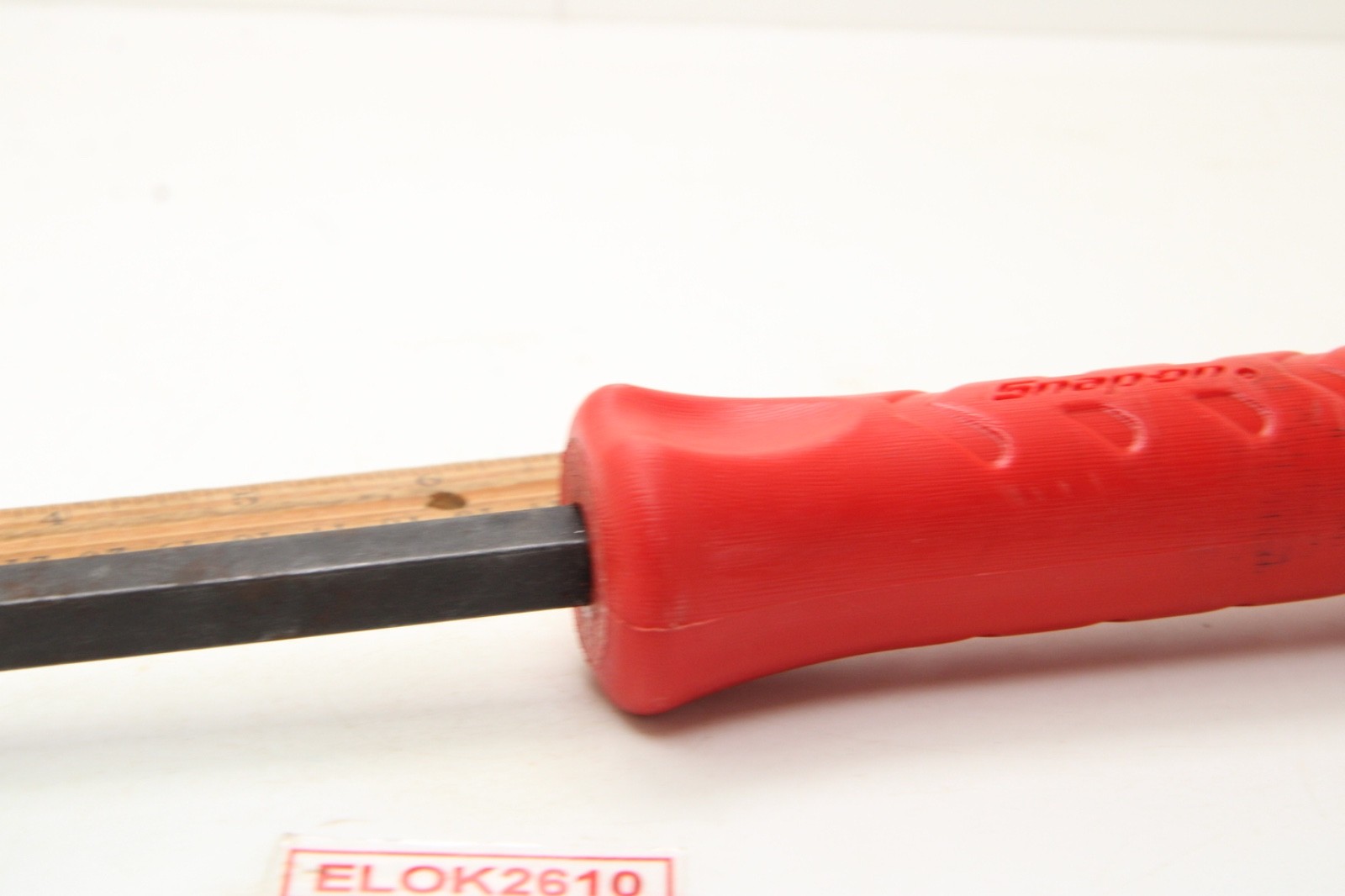 Snap-on Tools SPBS12A 12″ Red Hard Grip Handle Striking Pry Bar USA
