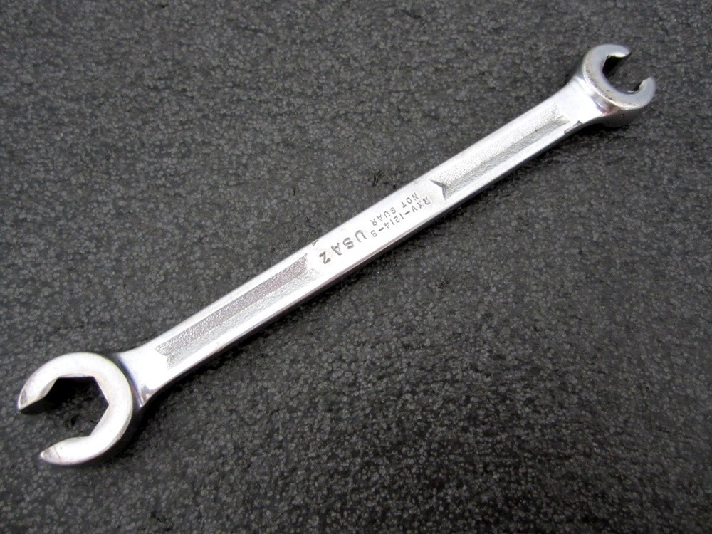 Vintage Snap-on 3/8″ x 7/16″ Flare Line Wrench RXV-1214-S Underline USA