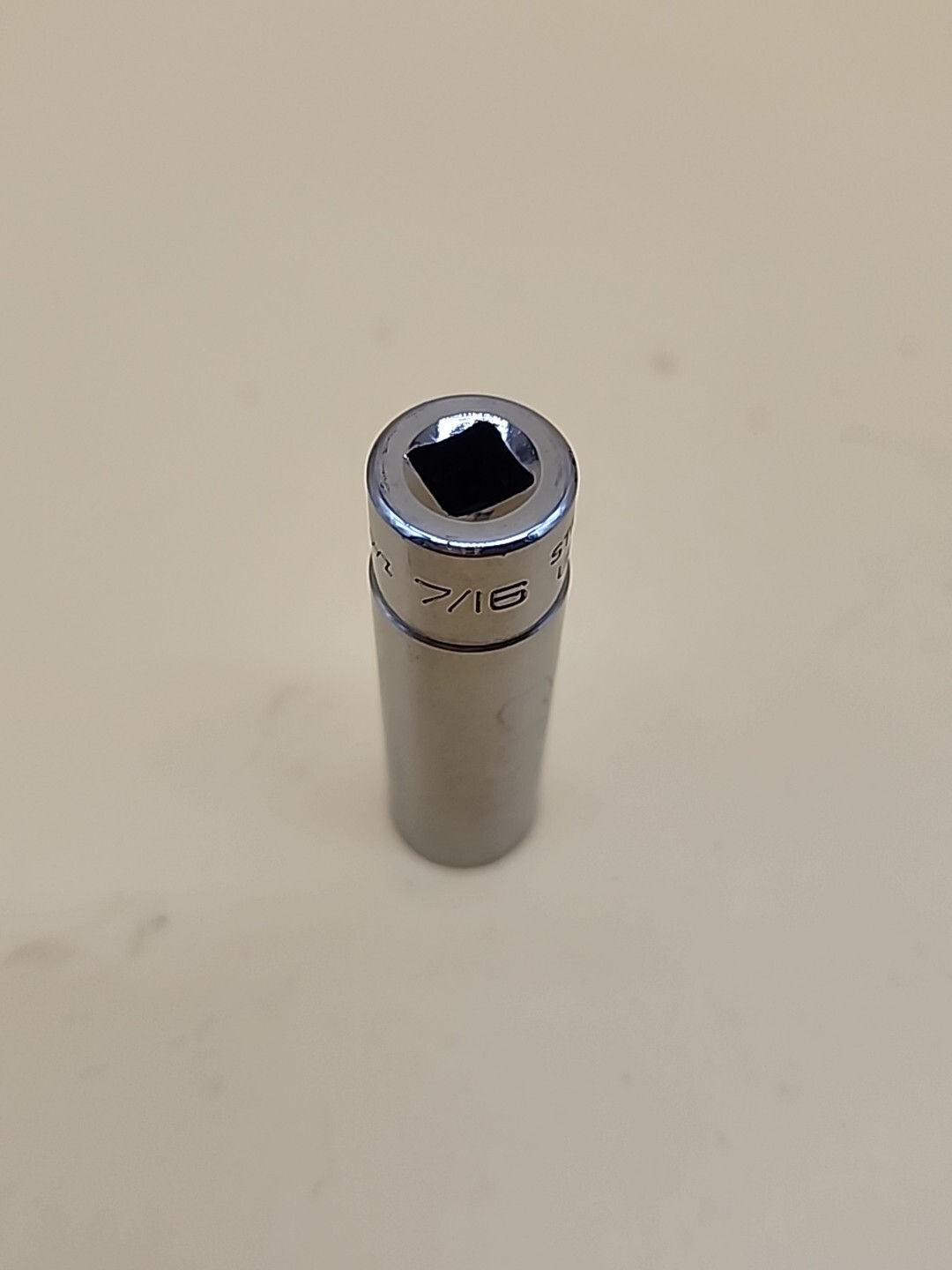 Snap-on Tools STM14 1/4 Inch Drive 7/16 6 Pt Deep Socket USA