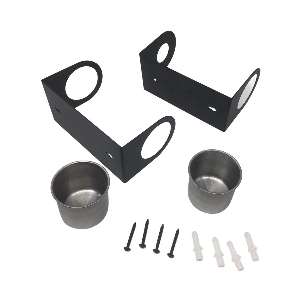 Heavy Duty Carbon Steel Funnel Holder Rack Set for Garage Workshop Organization