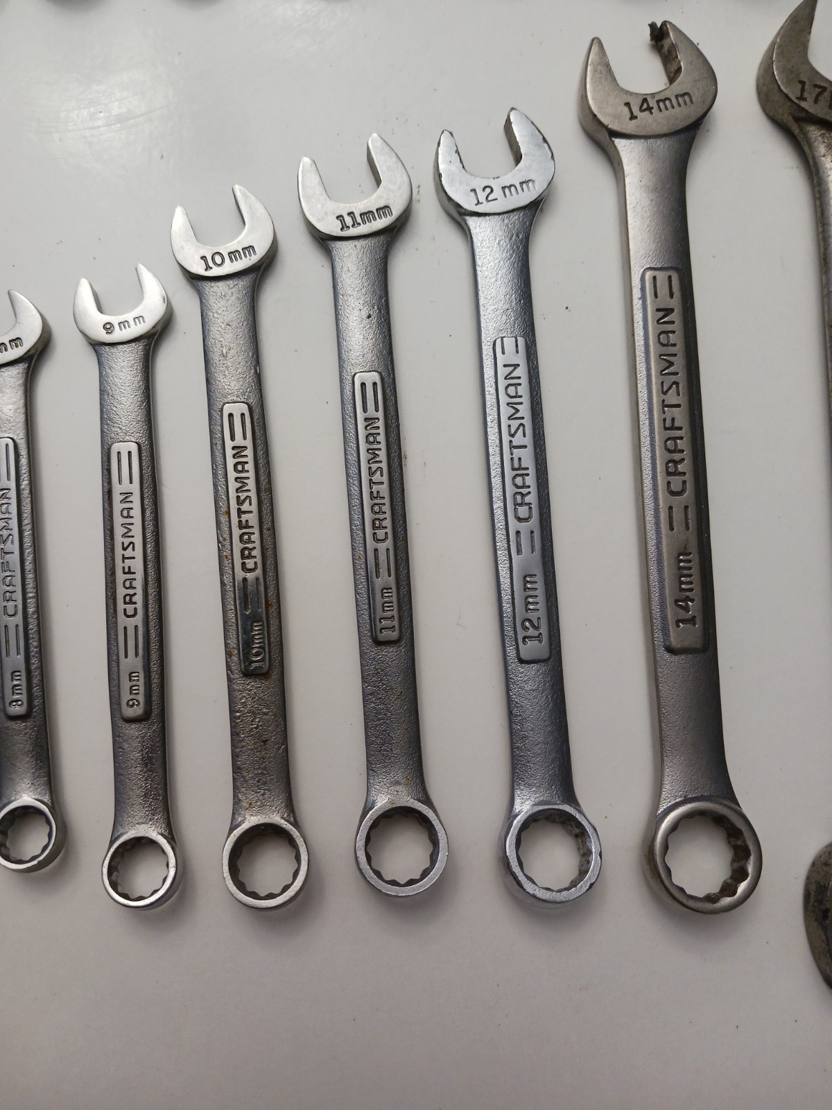 Craftsman Wrenches Sae,Metric Various Sizes Lot Of 37