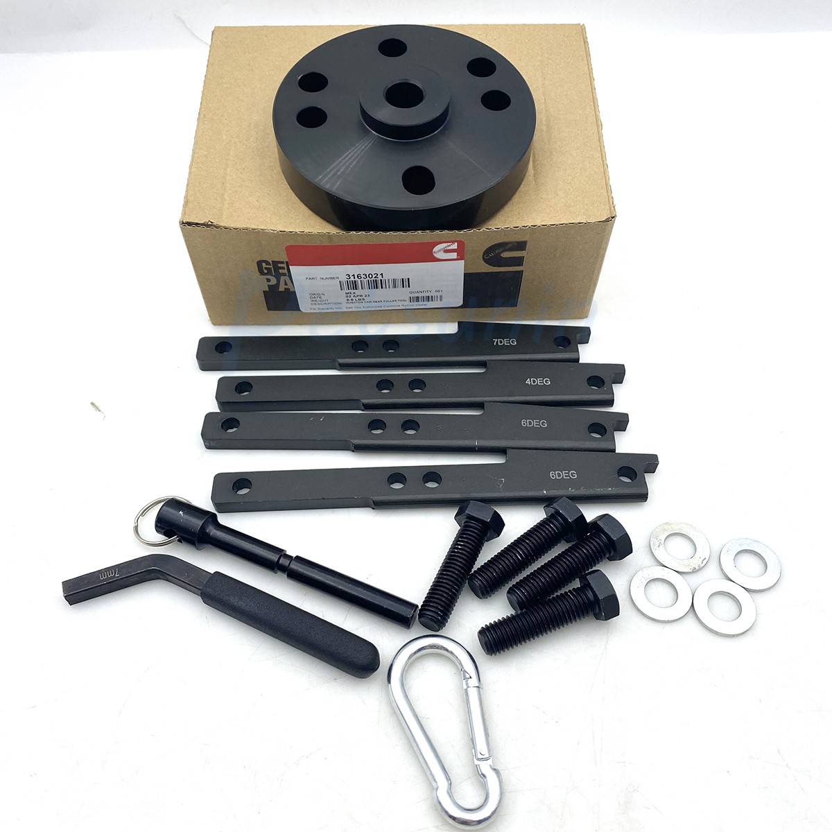 For Cummins ISX QSX Timing Injector Cam Gear Puller Tool Kit 3163021 3163069