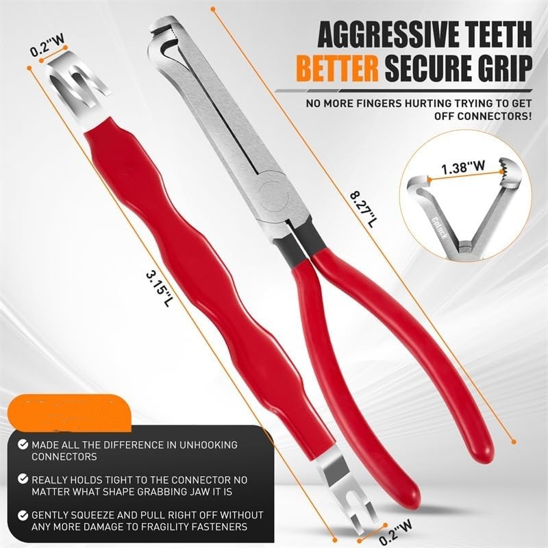 Electrical Disconnect Pliers Set, 2Pc Wire Connector Removal Tool for Car Repair