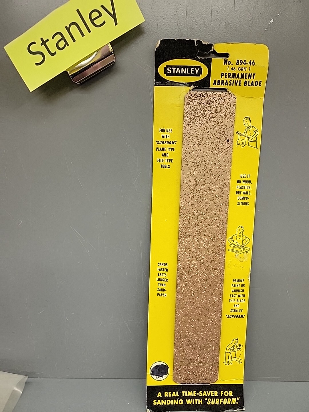 Stanley Surform Carbide Abrasive Blade Rasp 46 Grit 894-46 21-430 295 296 285