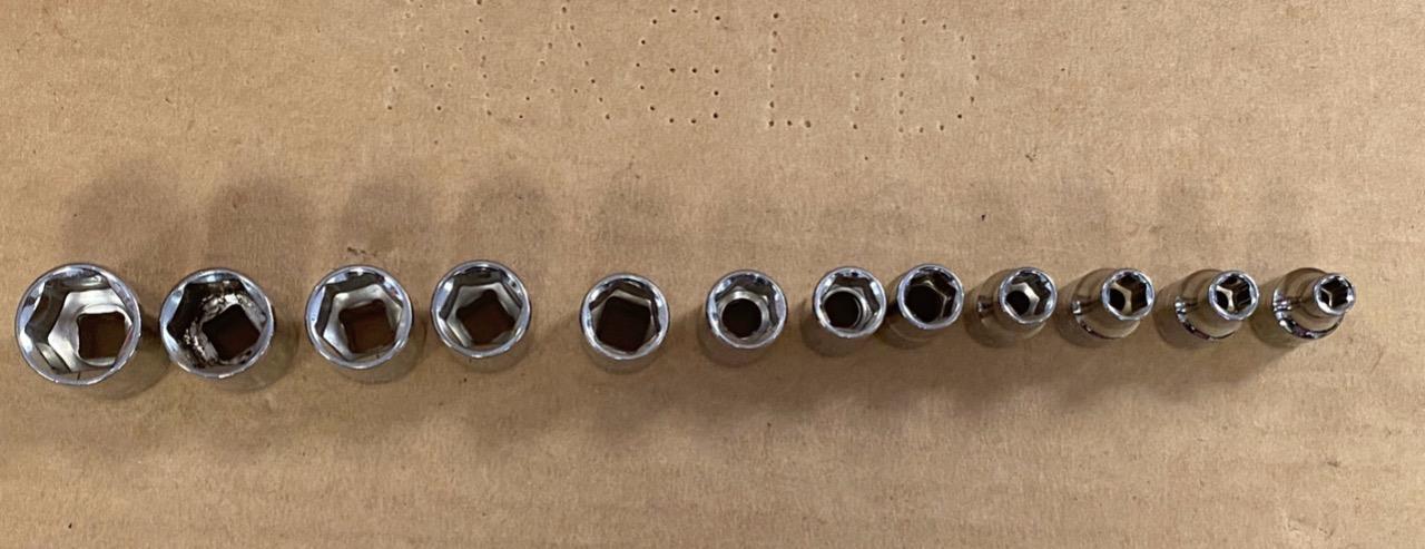 MATCO SILVER EAGLE 12 PC 1/4″ DRIVE 6 PT METRIC SOCKETS(4mm ASE4M6-14mm ASE14M6)