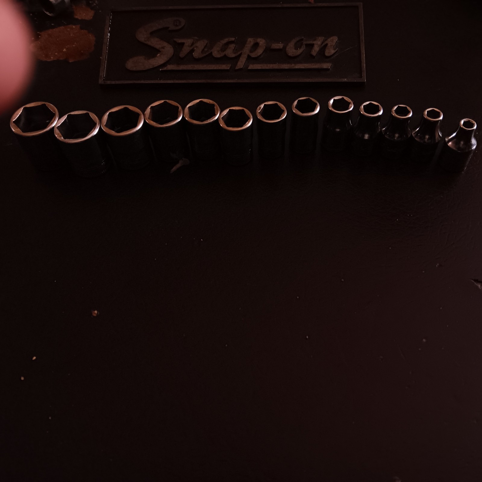 Snap On METRIC Socket Set 1/4″dr 4-15mm (13pcs) VG COND 6pt TMM4-TMM15 #113TMMY