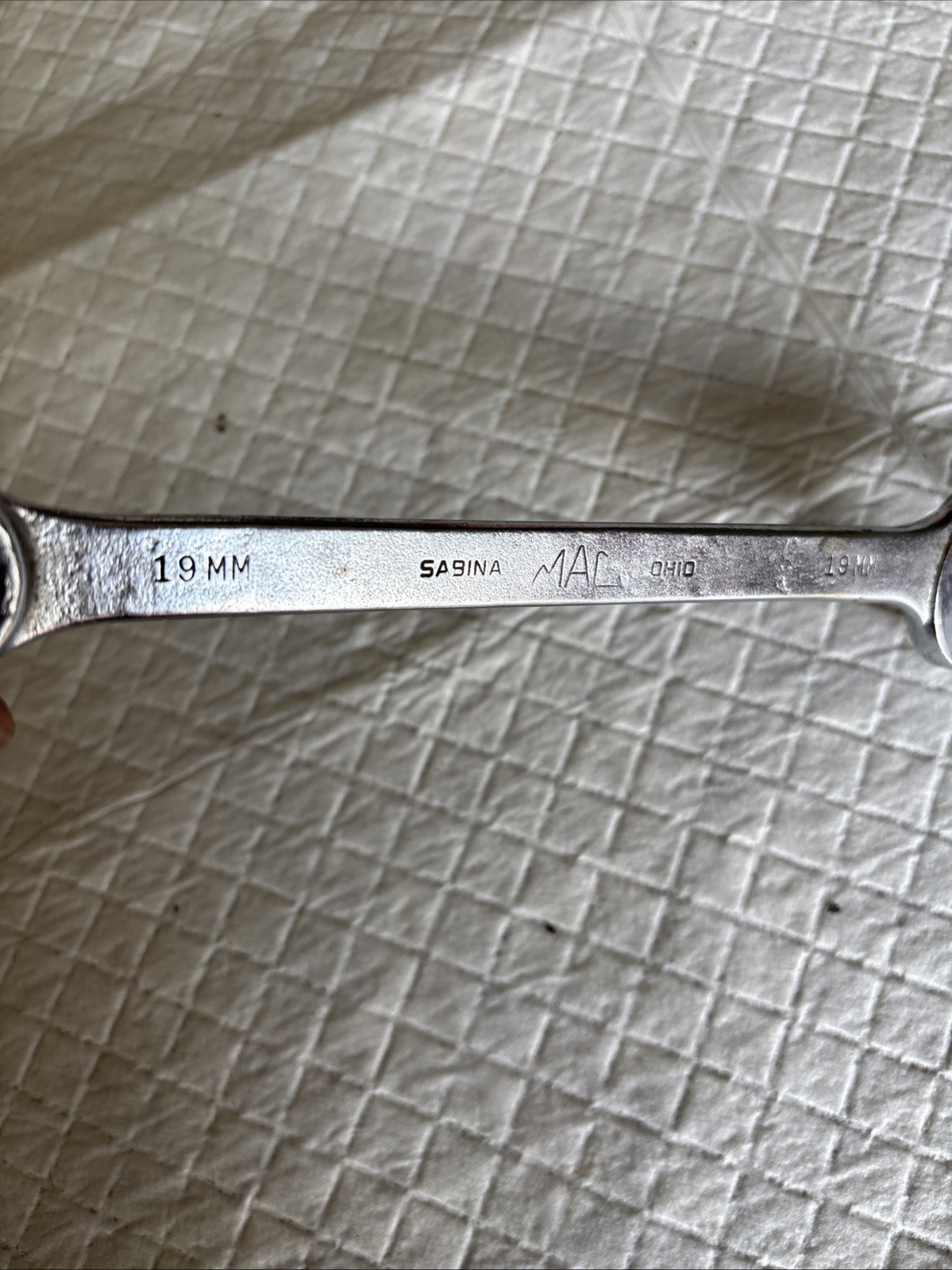 MAC 19 Mm M19CW Flare Nut Wrench/Closed Used Wrench 232