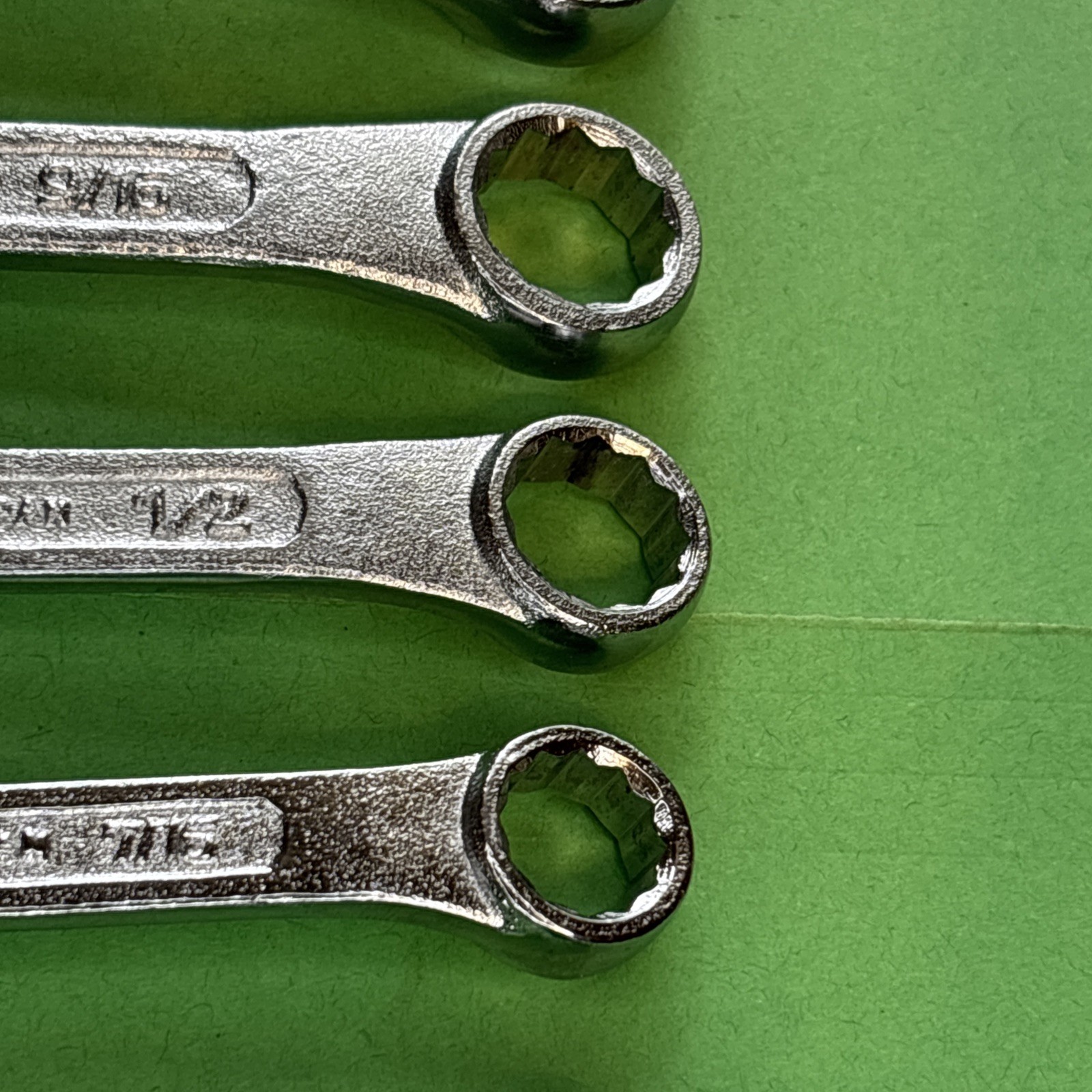 Vintage Sears 6pc SAE Wrench Set 4390 Made in Japan 3/8″-11/16″ 12 Point