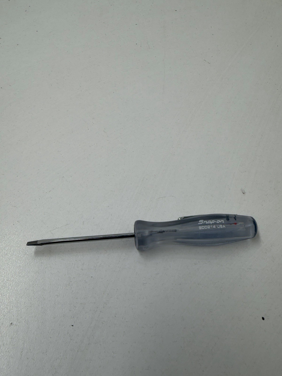 🔥Snap-on Tools USA NEW Flat Tip .025″ Clear Pocket Spark Tester w/Clip SDD214
