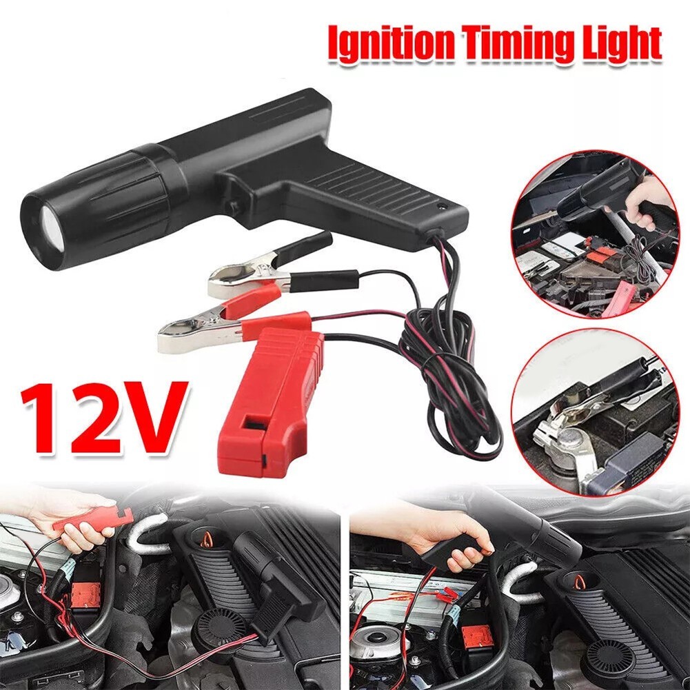 Digital Ignition Timing Light for Vehicle Engines 12V Quick Detection Tool