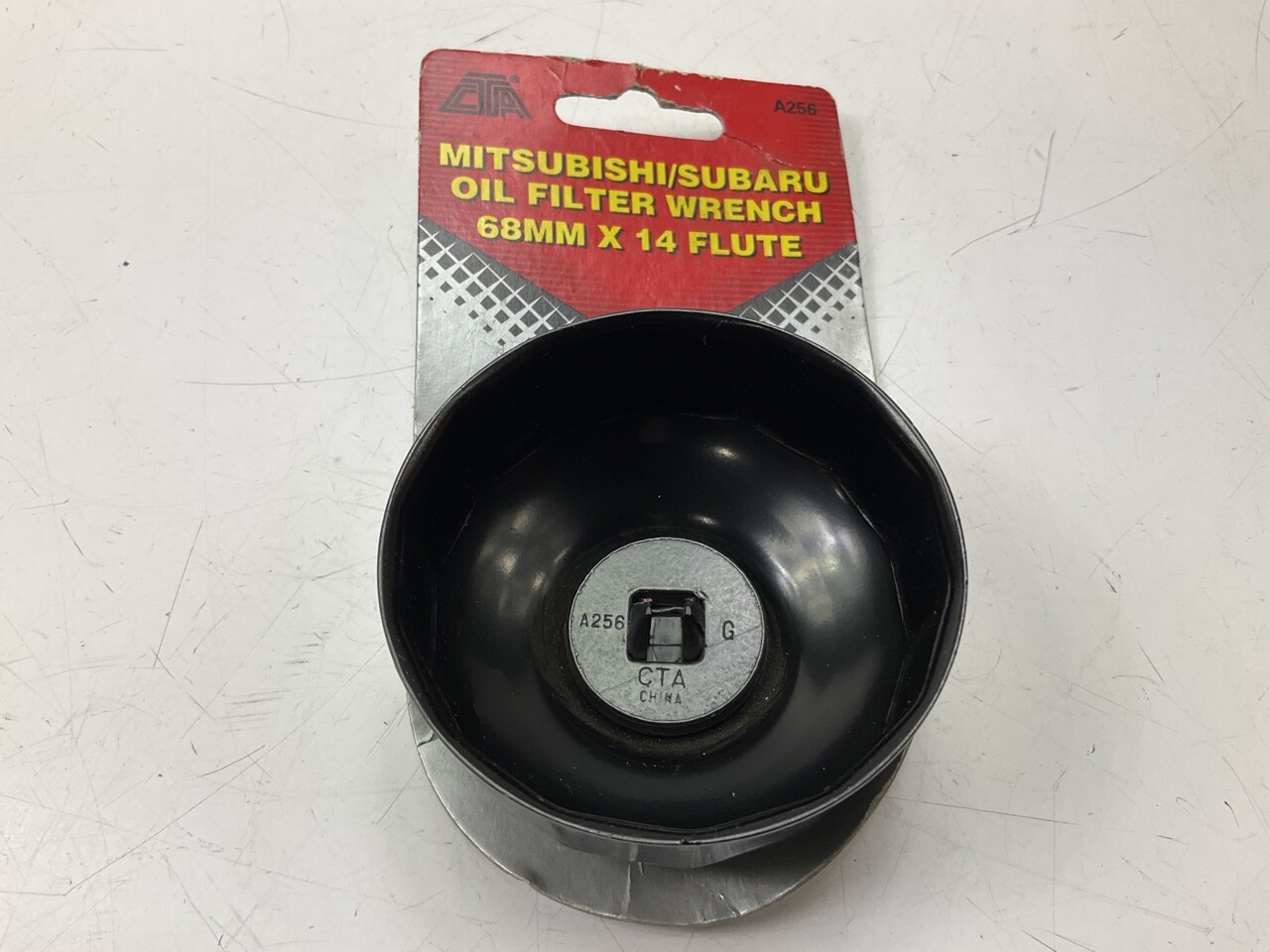 CTA A256 Cap Type Oil Filter Wrench – 68MM X 14 Flute, 3/8″ Drive