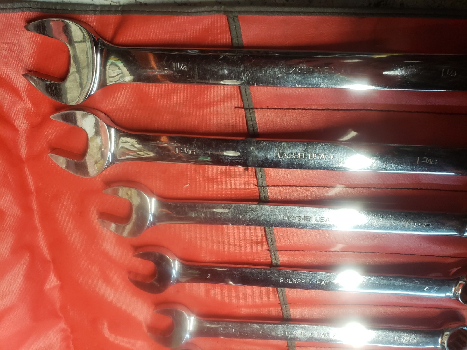 Snap On SAE Wrench Set 14 Pieces Oex Soex