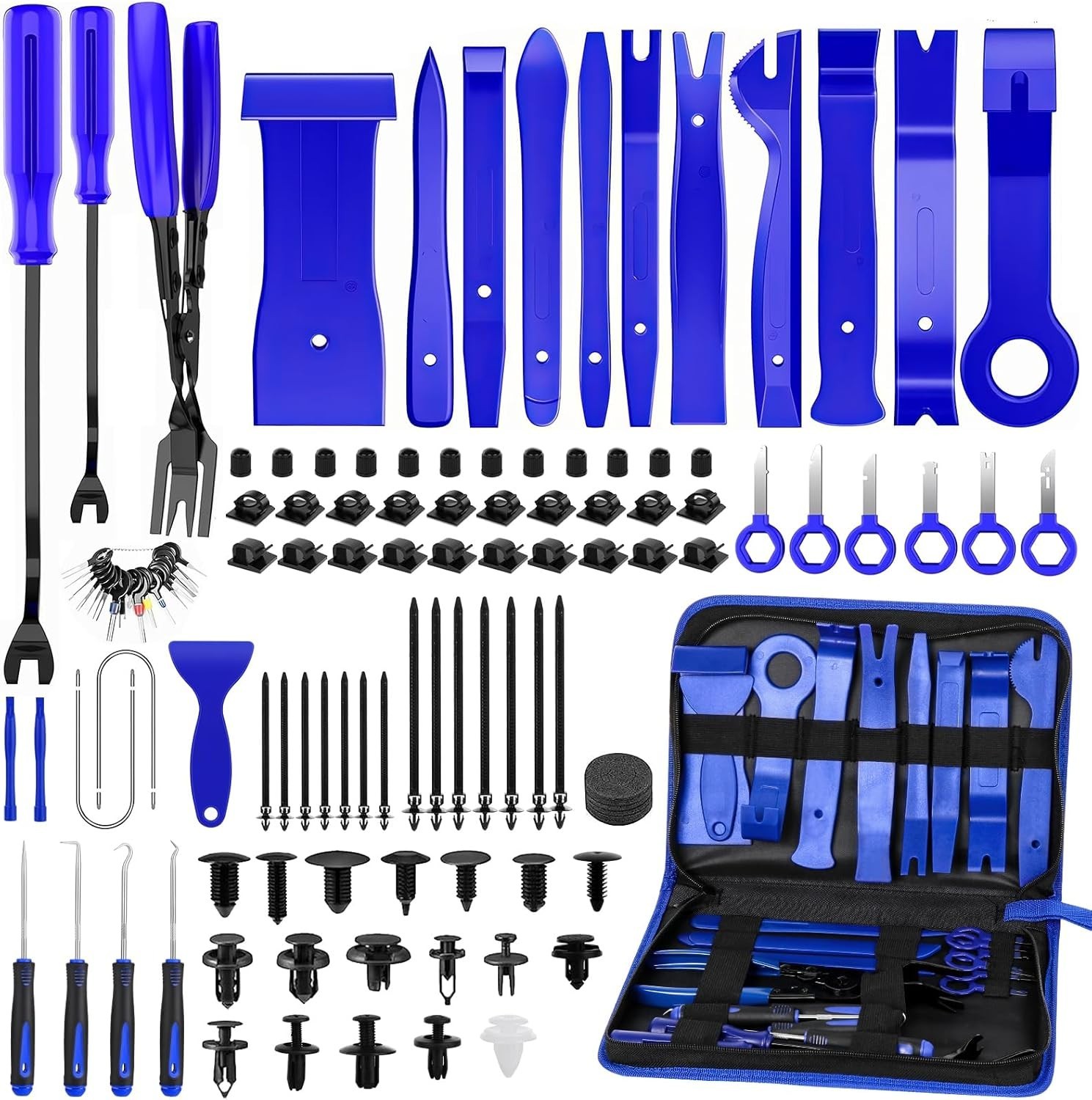 432Pcs Auto Trim Removal Tool Kit No Scratch Pry Tool for Car Door Panel Dash…