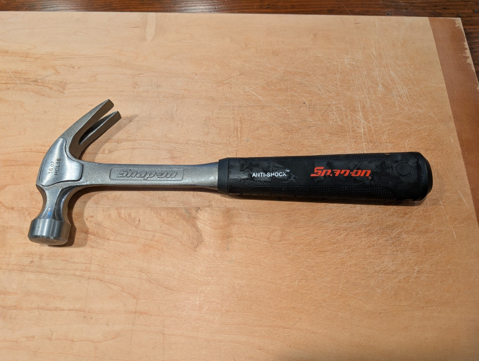 Snap-on Tools 16 oz Anti Shock Claw Hammer HCL16