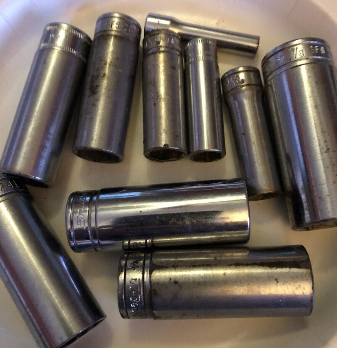 Snap On SOCKETS 1/2 & 3/8 drive Deep 6pt or 12 pt SAE USA