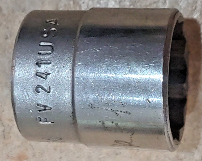 Snap-on FV241 3/8″ Drive 3/4″ SAE 12-Point Regular Socket Made in USA