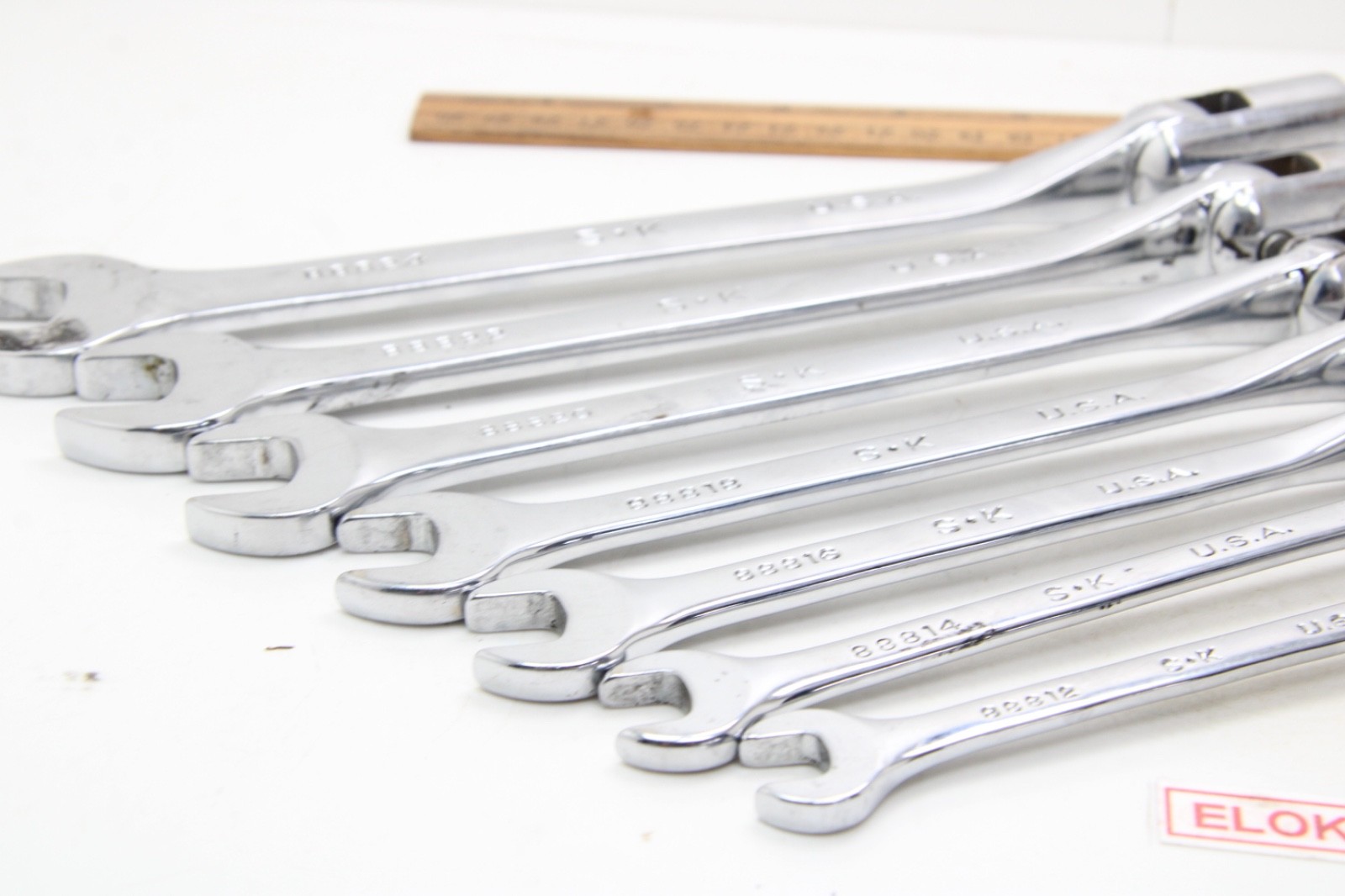 SK Tools 88812-88824 3/8 – 3/4 12 Point Flex Head Superkrome Socket Wrench Set
