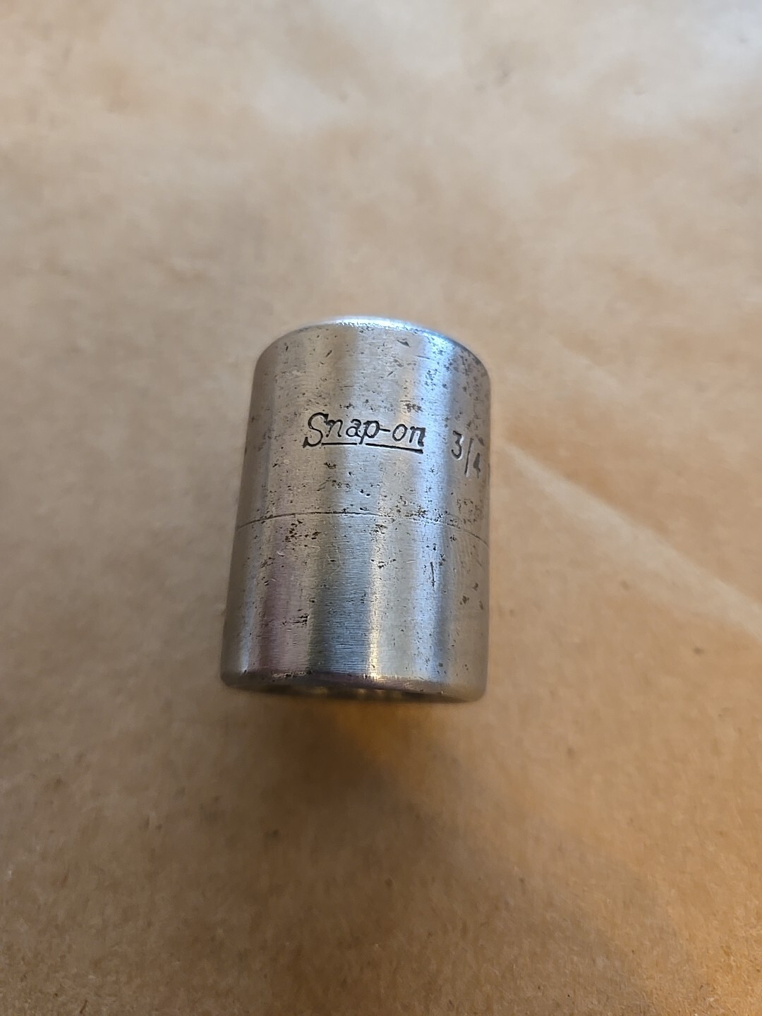 Snap On 1/2″ Drive 3/4″ 6PT Shallow Impact Socket For Parts Canada P-240