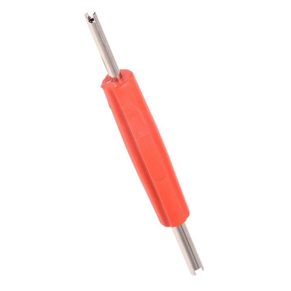 Red Silver Wrench Pneumatic Valve Core Extractor Motorcycle Truck Repair Tools