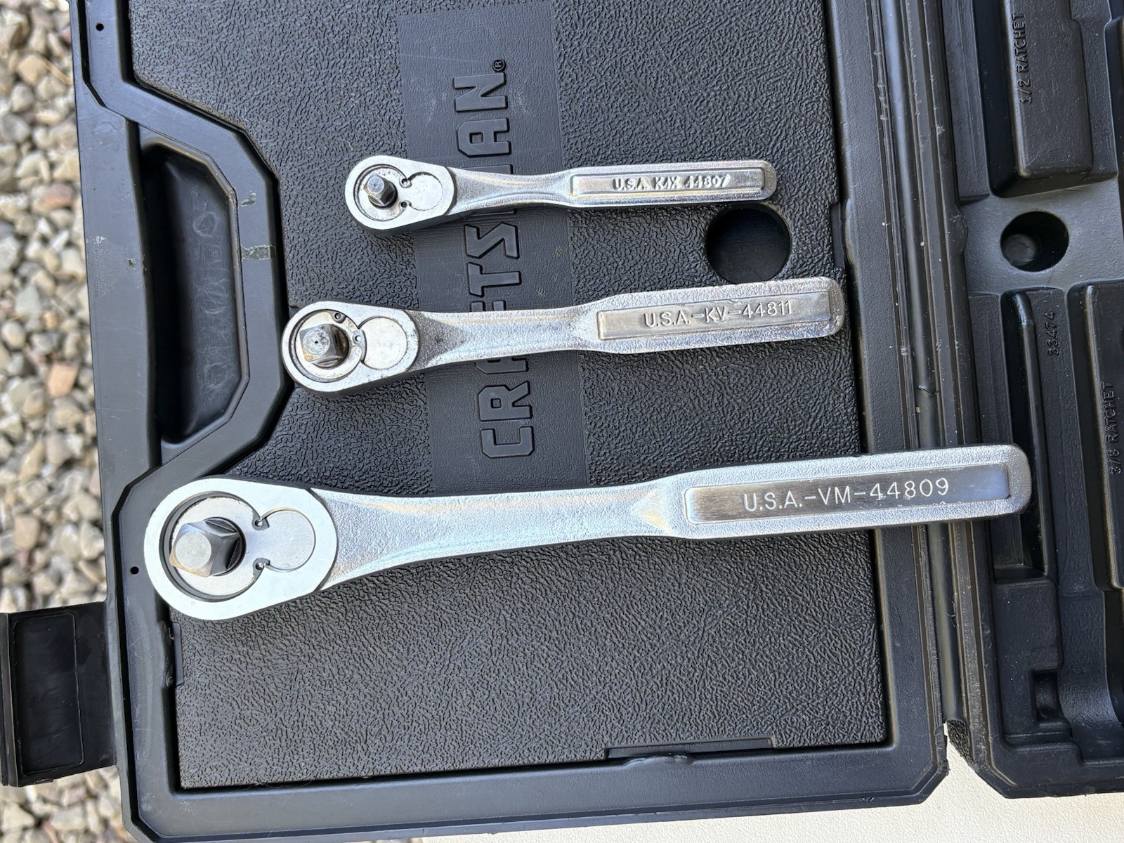 Craftsman 33474 74-Pc Mechanics Tool Set SAE/Metric Sockets Ratchets – Complete