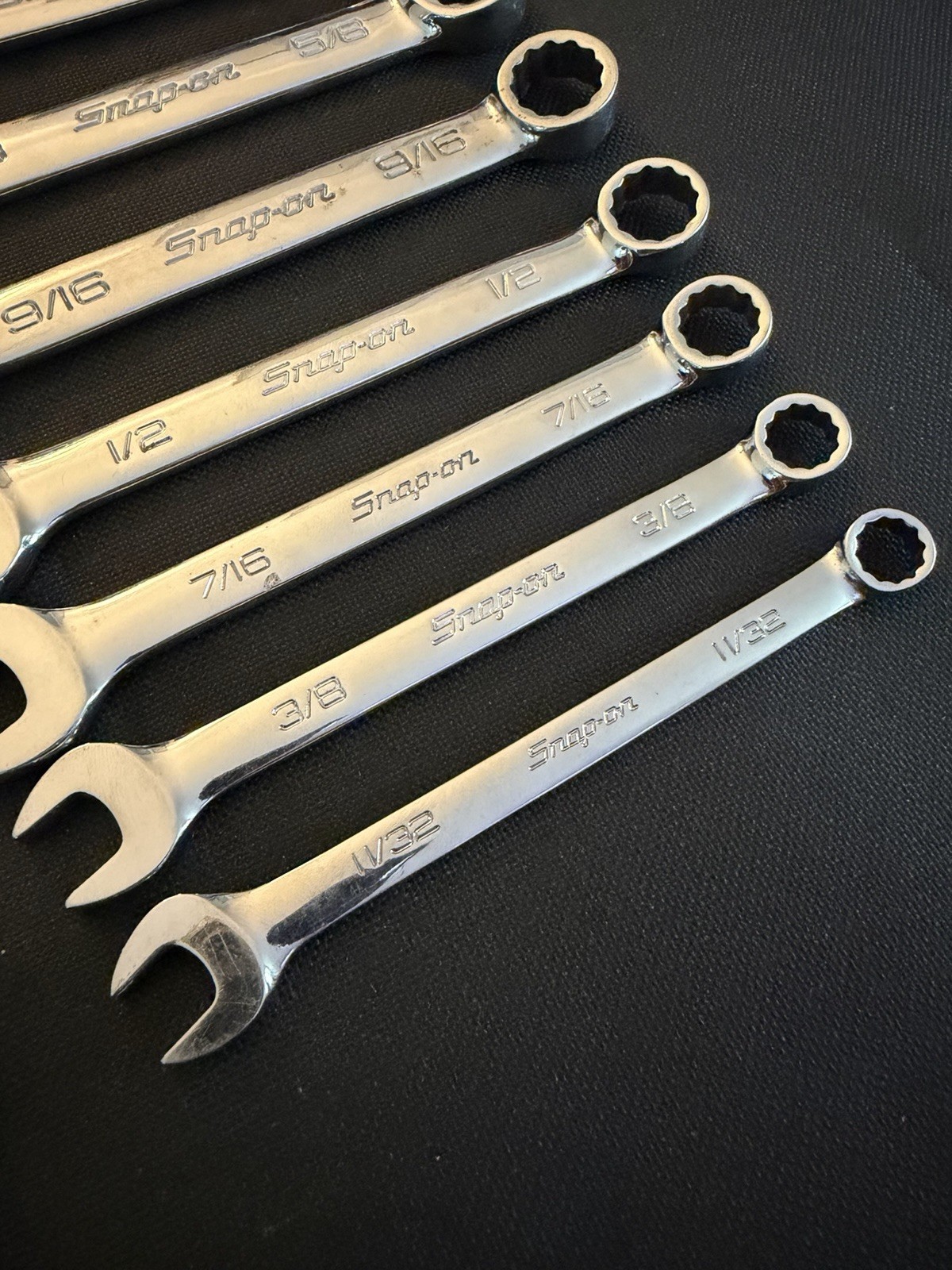 Snap On 12 Piece Stubby SAE Wrench Set 11/32 – 1 – OEX110B-OEX320B-OEX300B-OEXB
