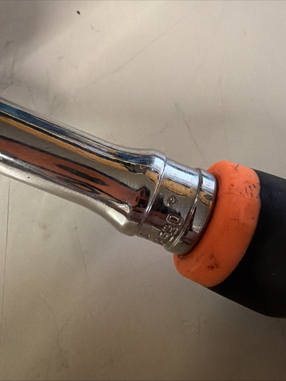 Snap On Tools FHF80A 3/8″ Orange Soft Grip Flex Head Ratchet