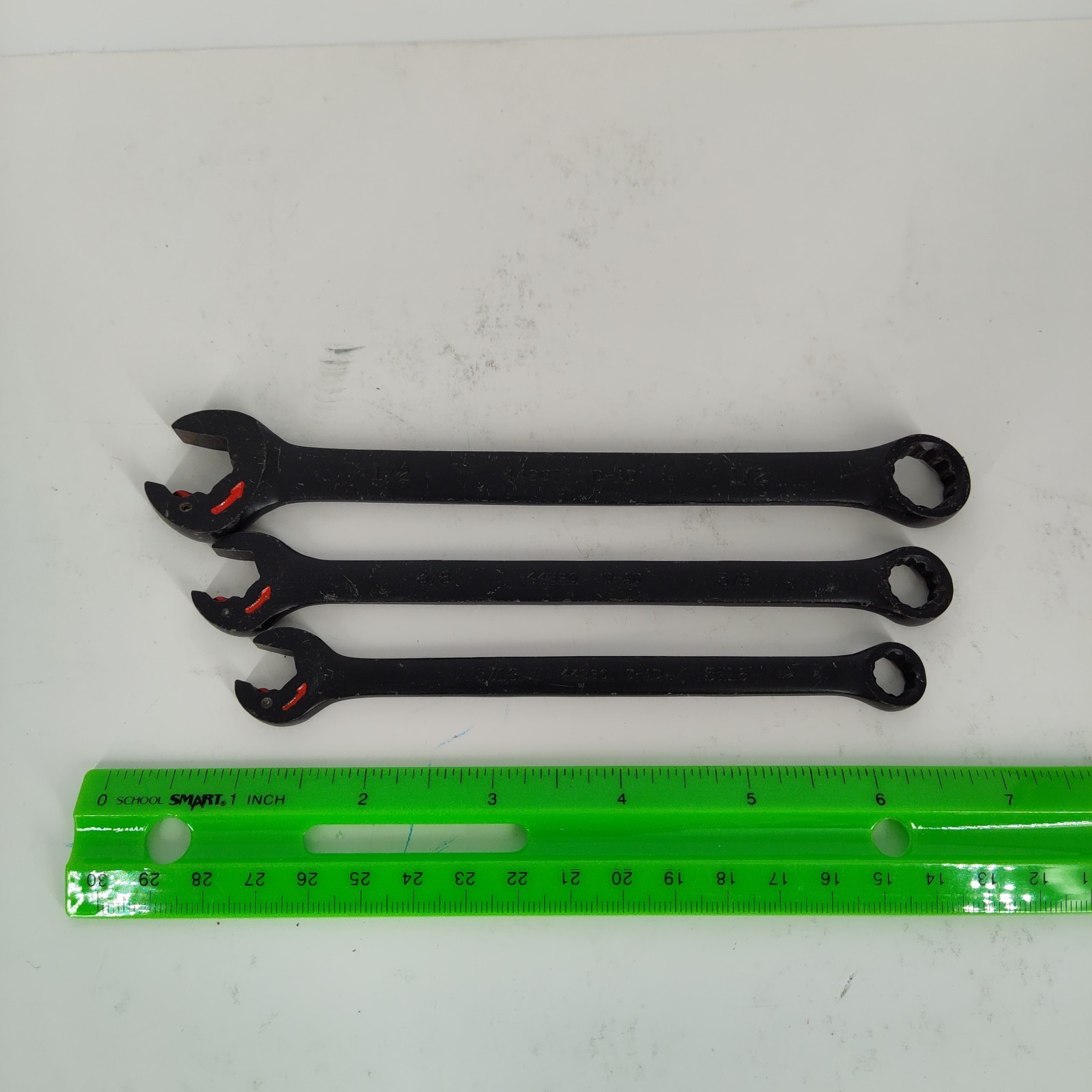 3X Craftsman Black Oxide Combination SAE Speed Wrench Set D-AD Open Box