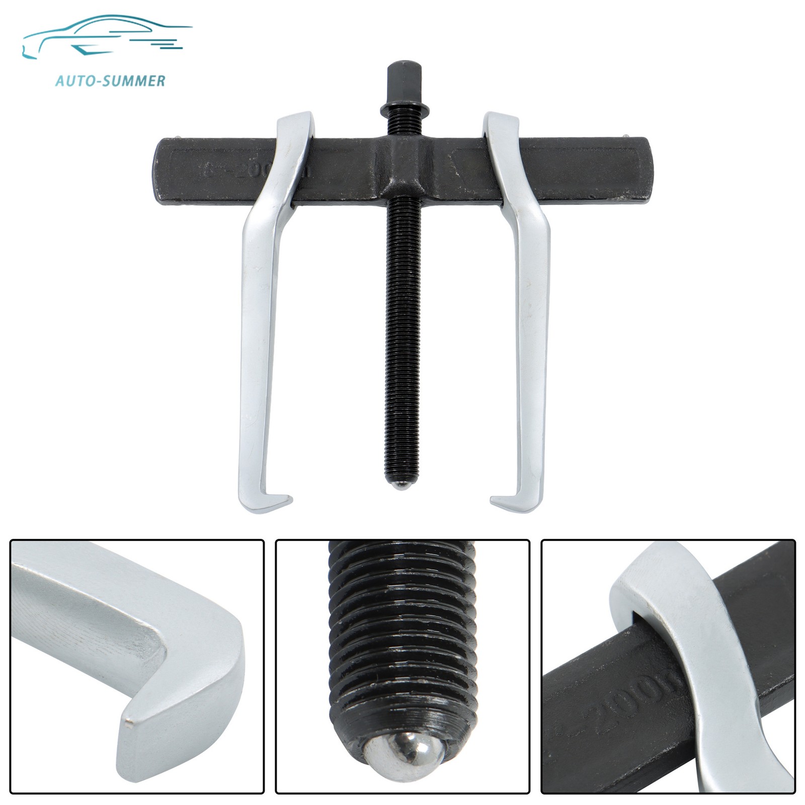 For Removal of Pulley Flywheel Bearing 2 Jaw Puller 2 Claw Gears Puller 8inch