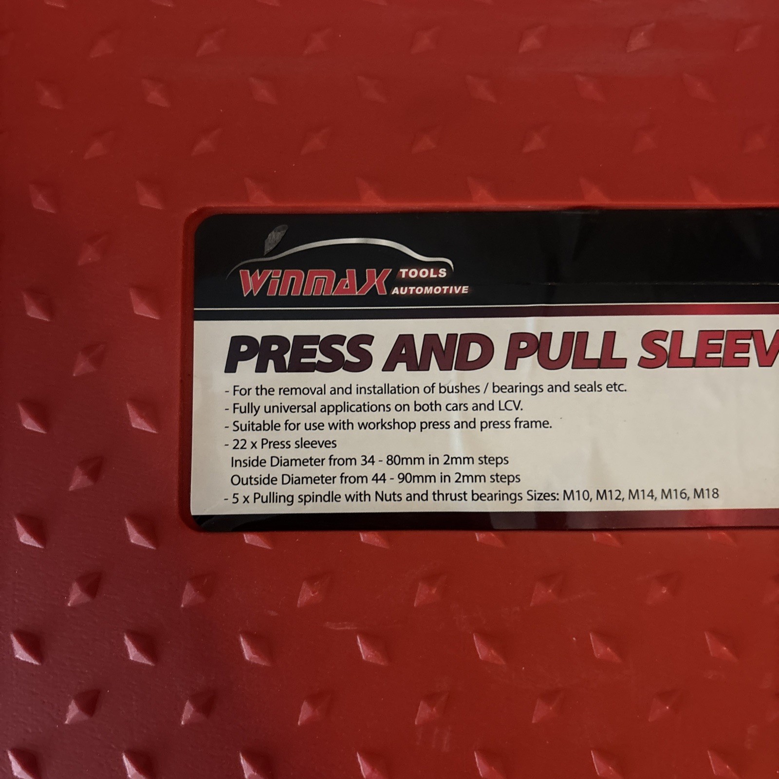 27 Pieces Press and Pull Sleeve Kit Bearings Bushes and Seals Remove&install Set