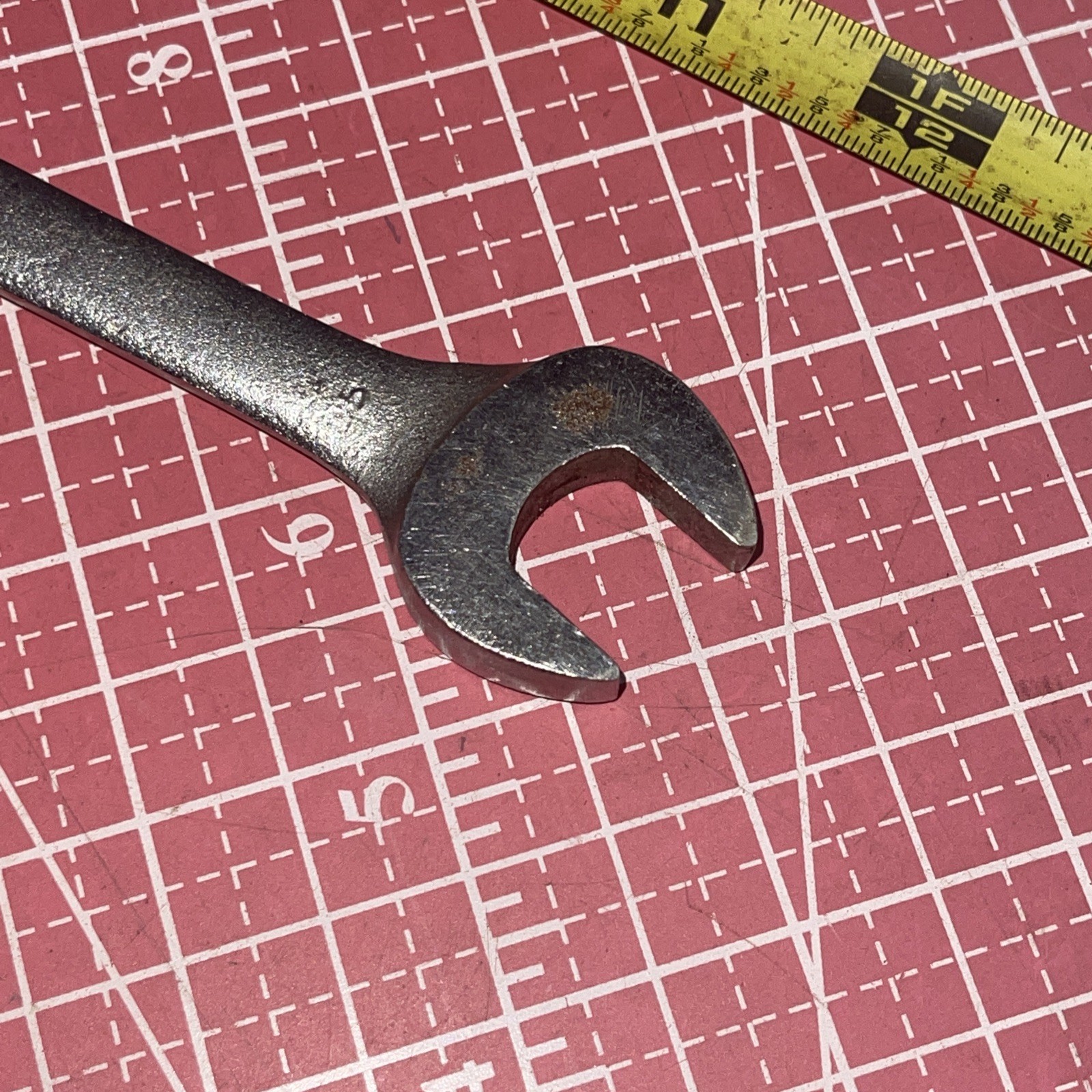 Proamerica USA 1114 14 X 15 MM Metric Open End Wrench 14MM 15MM Vintage