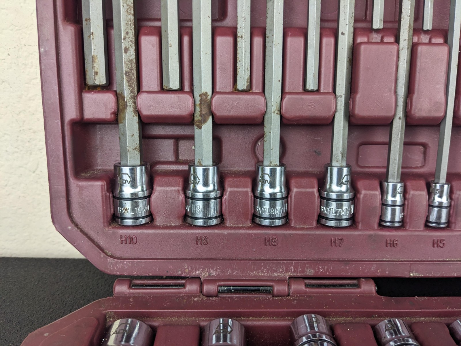 #bo767 Matco Tools 75 Piece Master ADV Hex/Torx Bit Socket Set Model SBS75VA