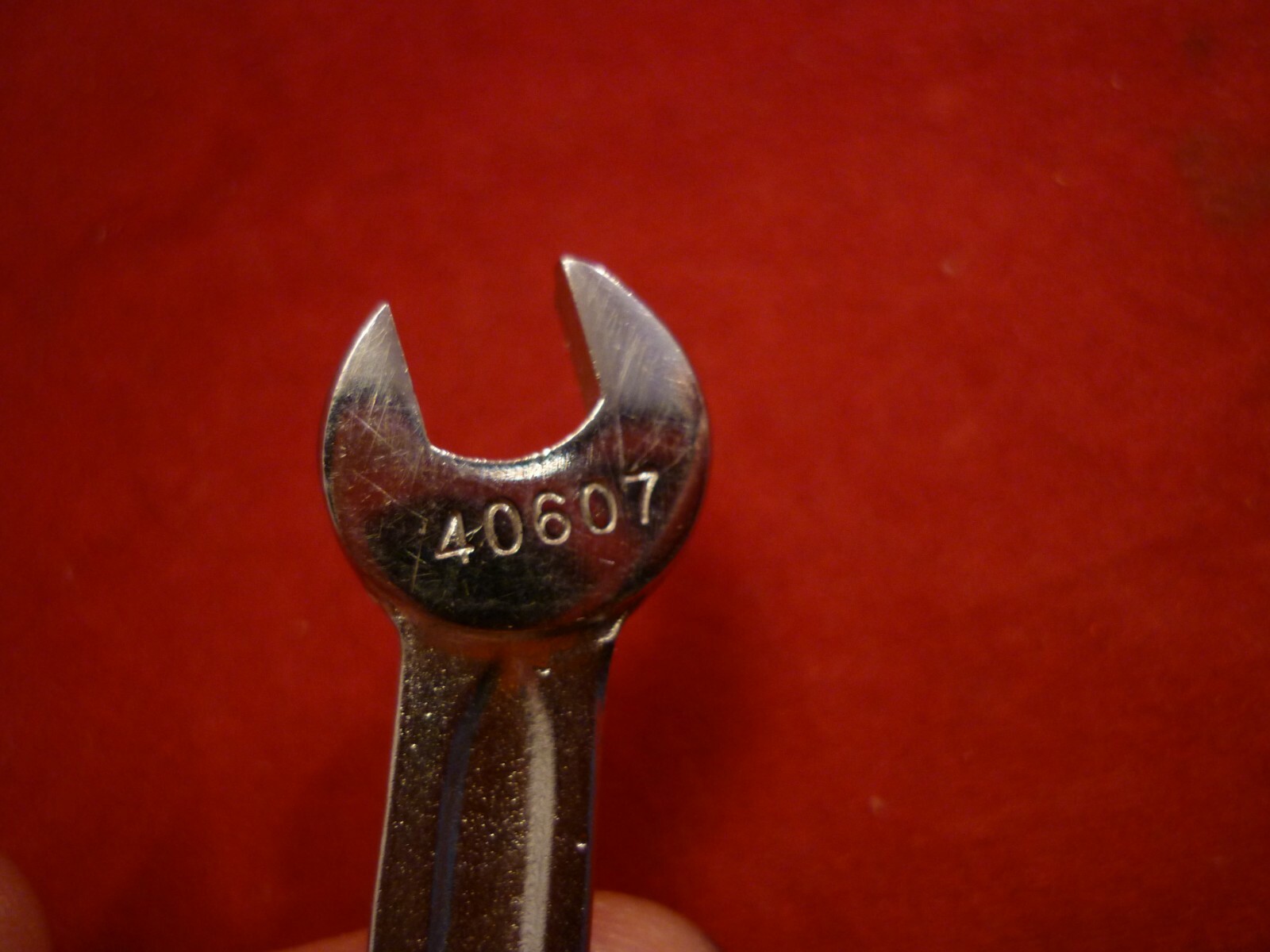 VINTAGE NOS INDESTRO OPEN END WRENCH 6MM X 7MM # 40607 USA MADE