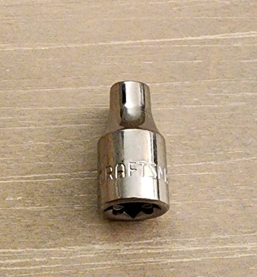 Craftsman 5/32″ Socket 6 Point 1/4″ Drive S-AF 43481