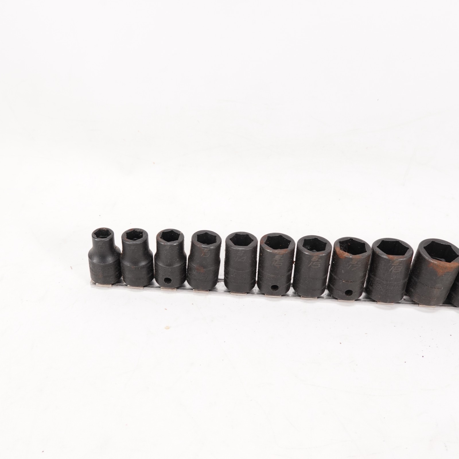 Snap On New 15pc Metric Impact Socket Set 6 Point 10-24MM #315IMMYLM