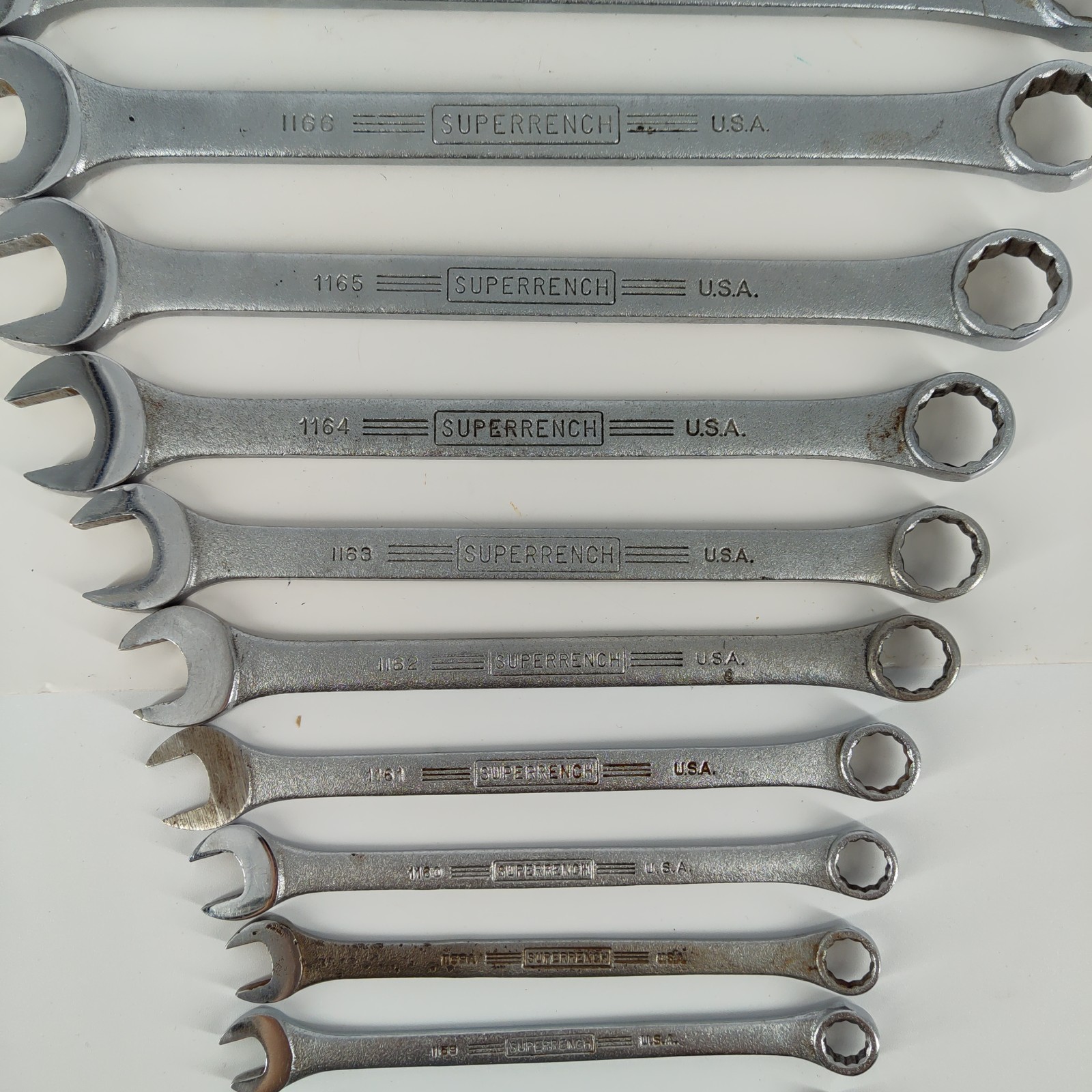 16X Williams Tool USA Combination Wrench Set SAE Superwrench WMS 1/4” To 1 1/4”