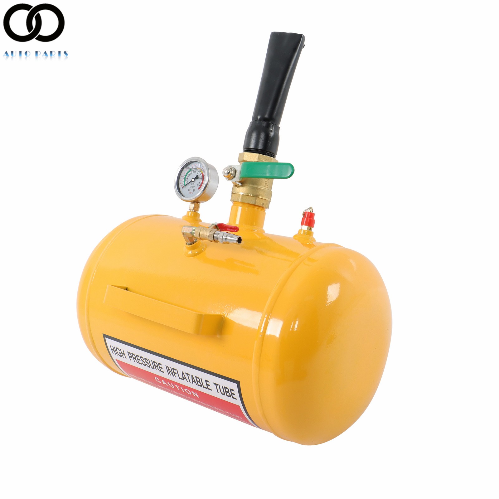Yellow 5 Gallon Heavy Duty Air Tire Bead Seater Blaster Seating Tool 145 psi