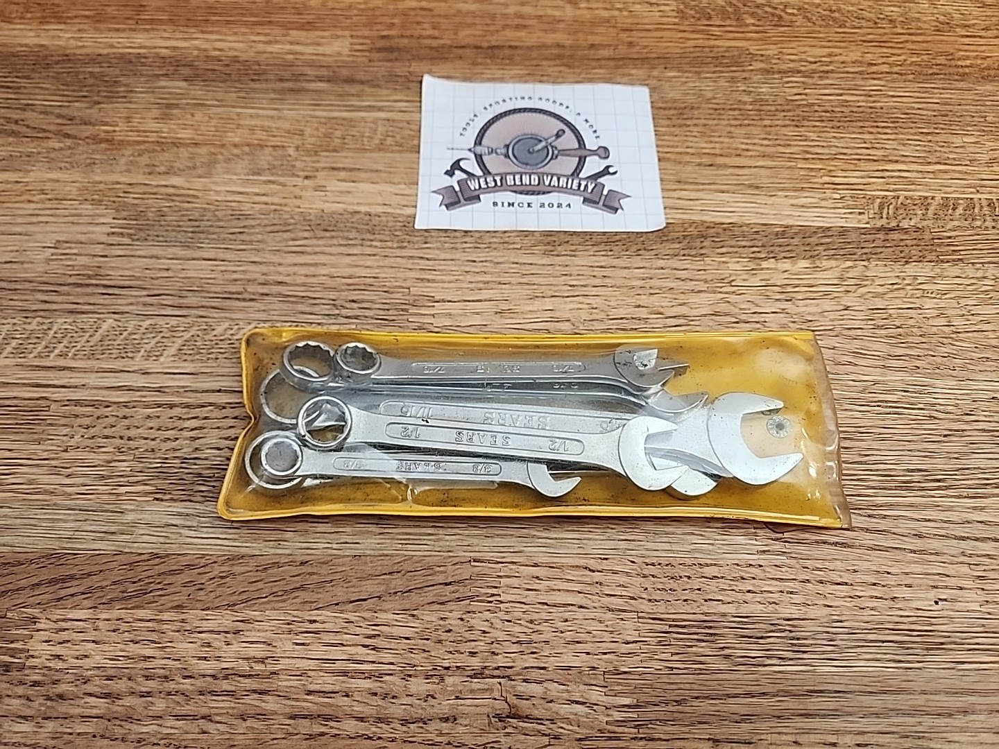 Vintage Sears 6pc SAE Wrench Set 4390