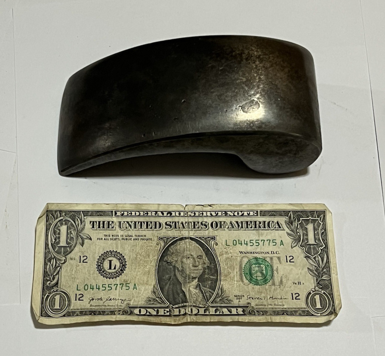 Vintage Comma Shaped Curved Bead Hand Dolly Body Repair Anvil Dollie 3-1/2 Lbs