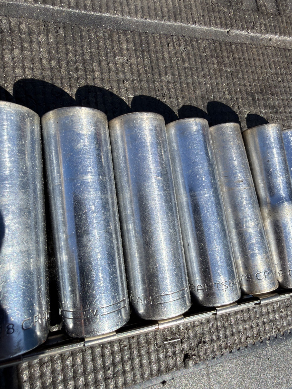 Sears Craftsman USA Deep Shallow SAE Huge Sizes Sockets 1/2” Drive 12pt 20pcs